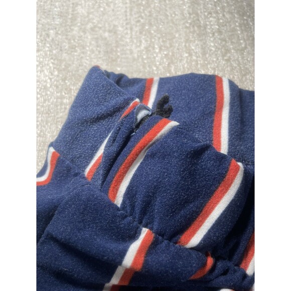 Ultra Flirt Pants Women's Medium Navy Striped Wide Leg Pants - Picture 14 of 16